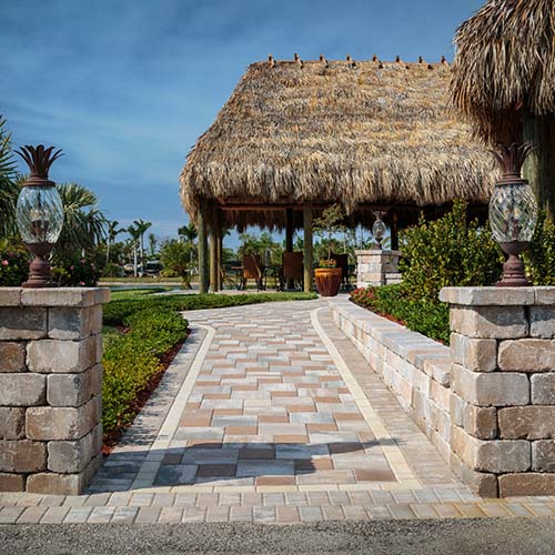 Paver walkway