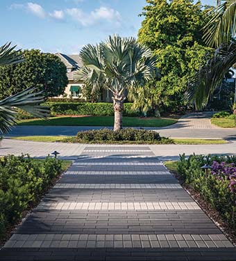 Paver walkway