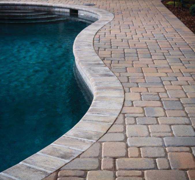 brick pol deck white coping